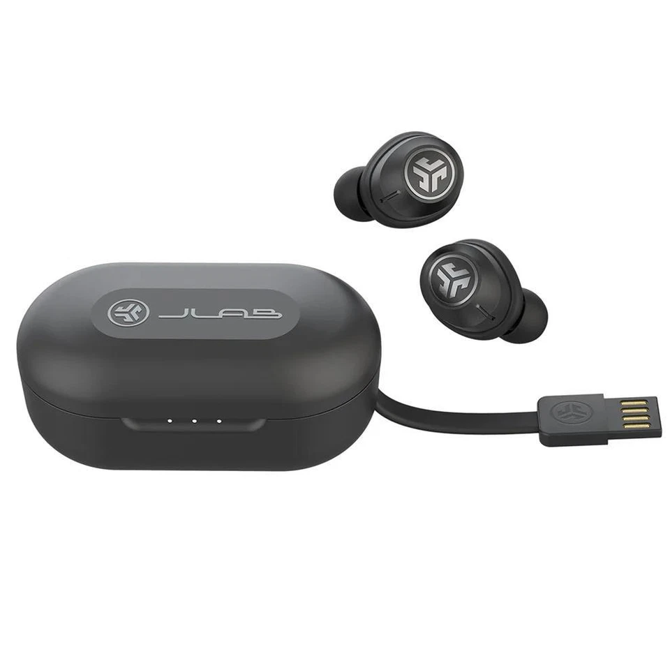 JLab JBuds Air ANC True Wireless Earbuds - Black (A-) - Image 4 of 4