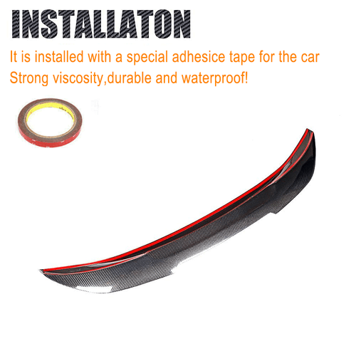 Für BMW F13 F06 640i 650i M6 12-18 Carbon Spoiler Lippe Abrisskante Heckspoiler - Bild 9 von 11