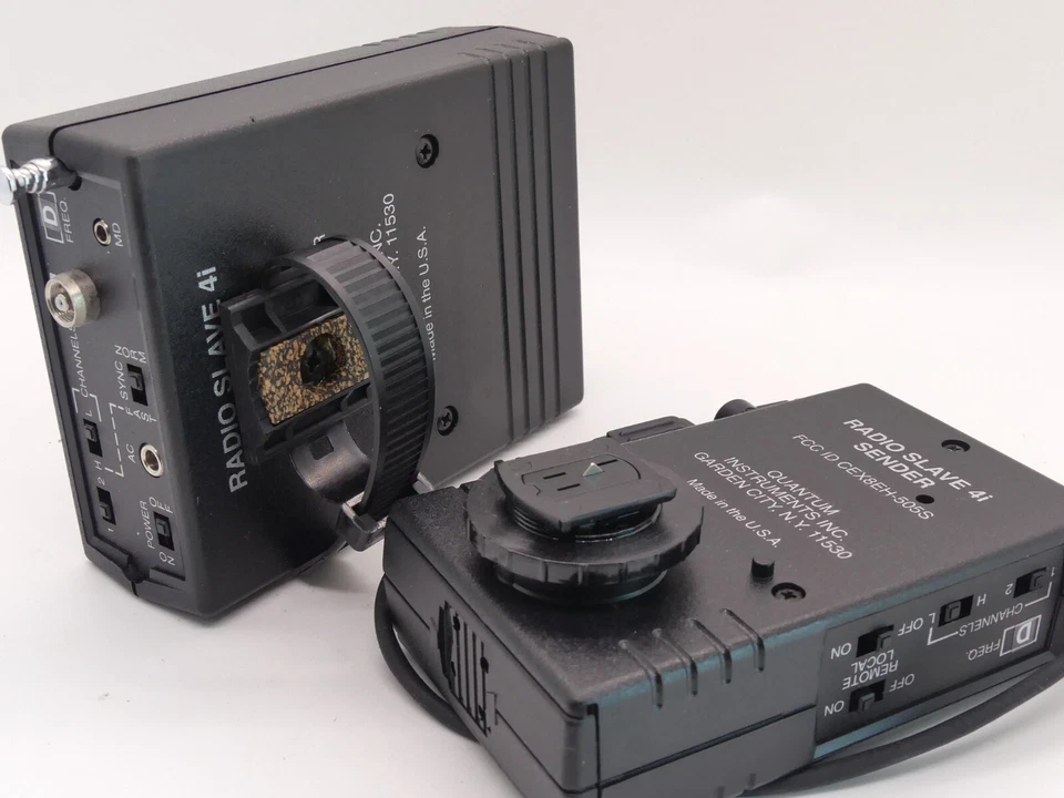 QUANTUM RADIO SLAVE 4i TRANSMITTER & RECIEVER SET G42 - Image 2 of 3