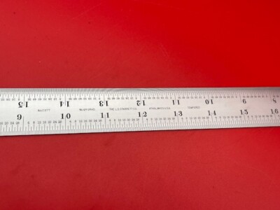 Starrett C377-24 Steel Ruler with Shrink Graduations 1/4'' to foot, 24''  IN STOCK