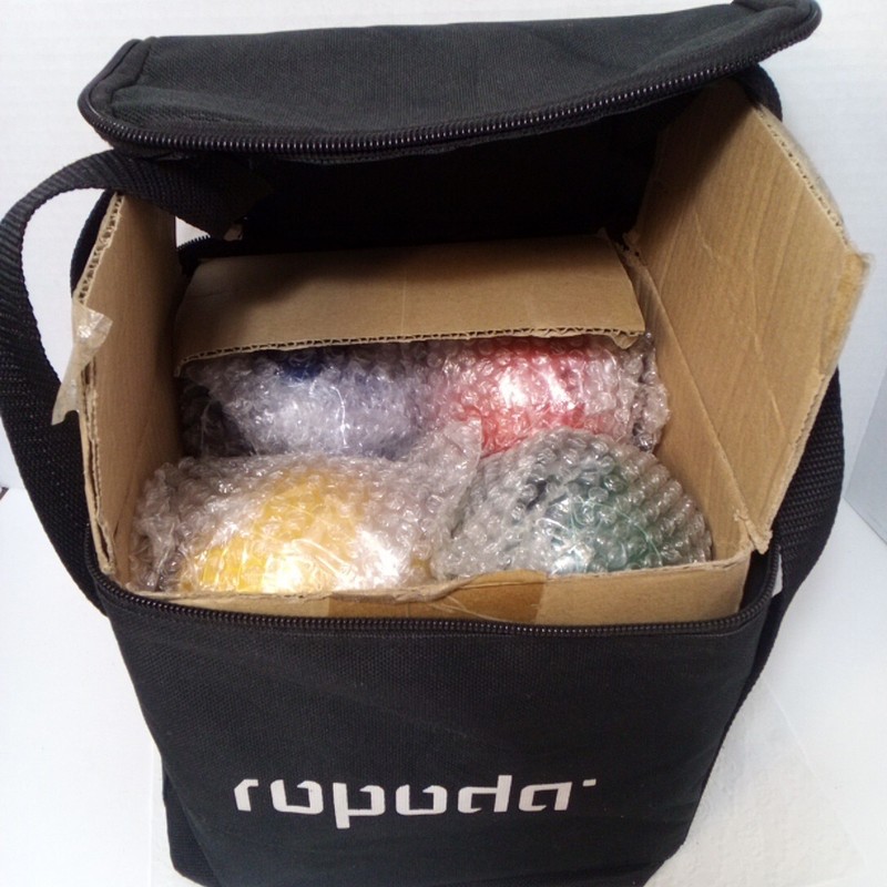 Bocce Game 8 Balls +Jack 11.5"R & 1pd 10oz Weight New open box to check FreeShip