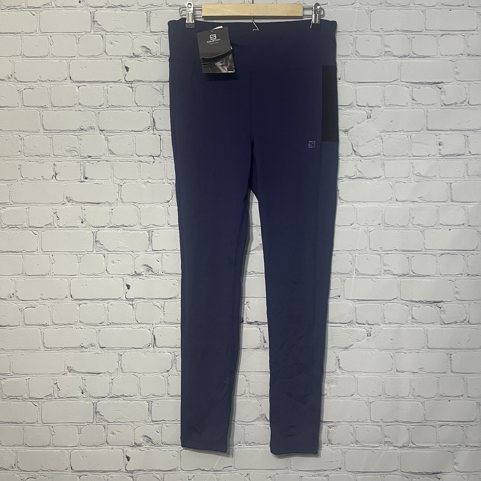 Salomon Outlife Leggings Donna Grande Colore Aura Astrale Nuovo con etichette Outdoor Performance