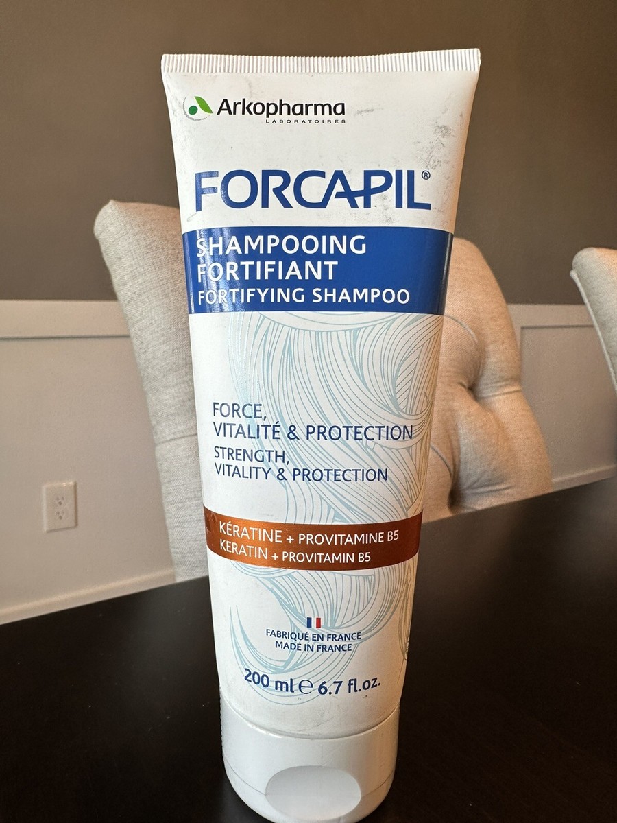 Forcapil Arkopharma Fortifying Keratin Shampoo 200 Ml Mit Provitamin B5 – 2er Pack Für Kräftiges Haar