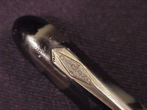 + DIAMANT STIFT, SCHWARZ/PERLE, NPT, LF C. SPÄTE 20ER JAHRE - Bild 3 von 9