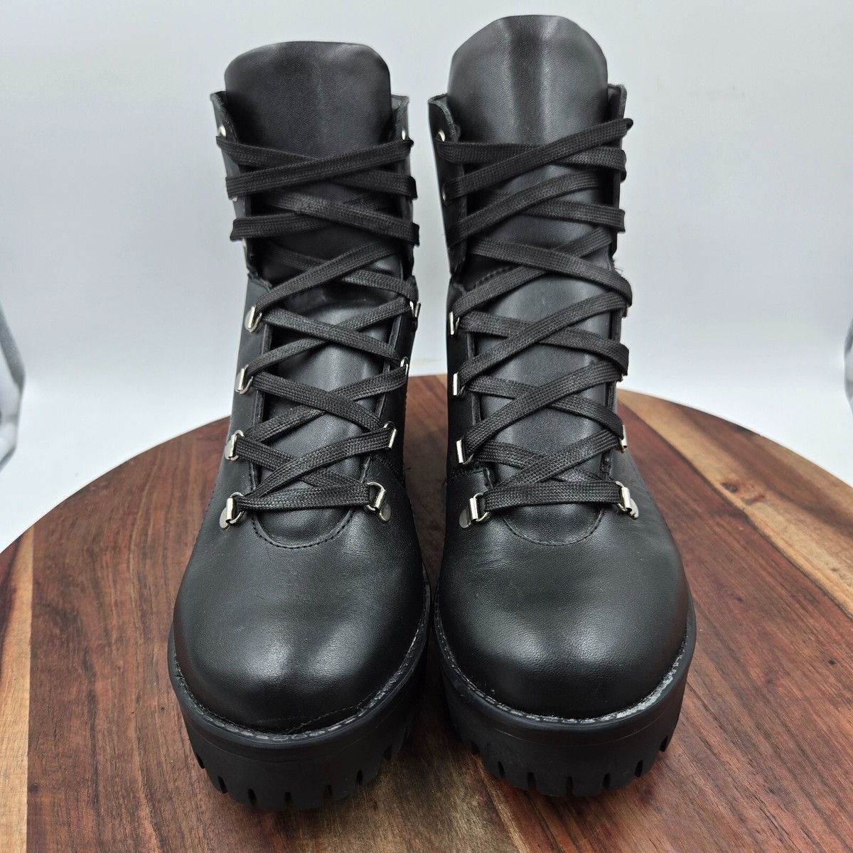 Ankle Boots Steve Madden Bam Black Leather Boots Steve Madden