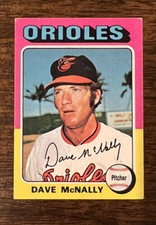 1975 Topps #26 Dave McNally Baltimore Orioles