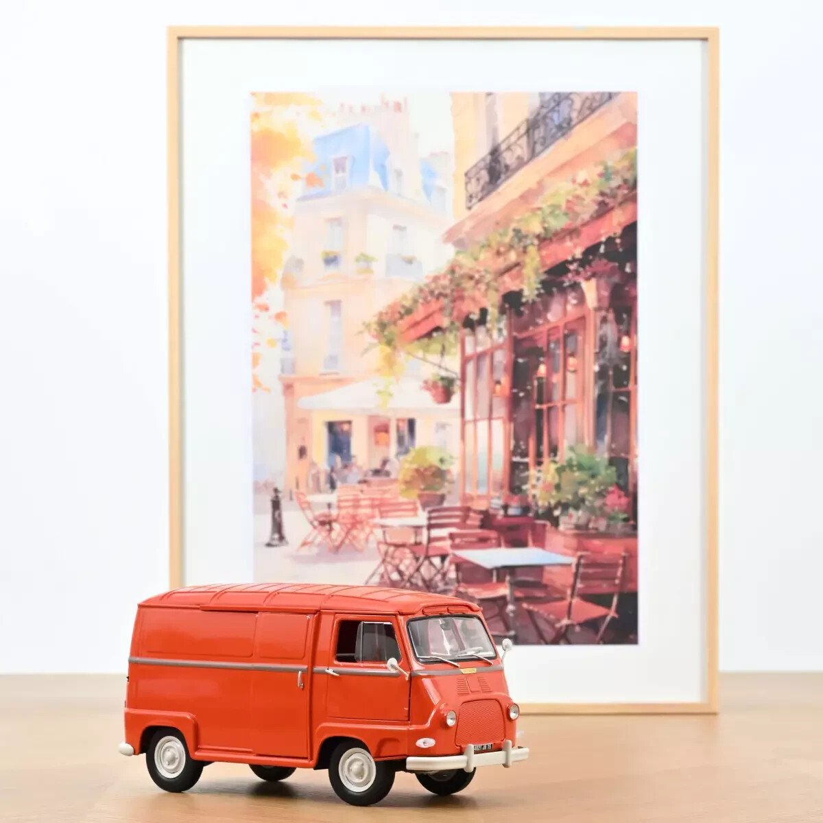 Miniature Renault Estafette 1959 Orange 1/18 Norev 185124 pour collectionneur