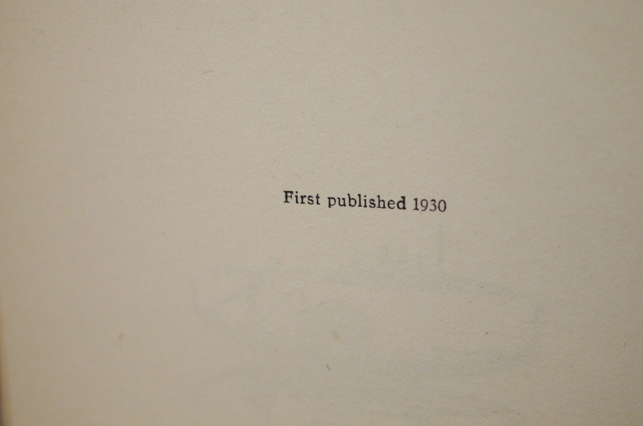 ** Rare in D/J ** Helen Mackay Gondolas Pass 1st Edition in D/J 1930