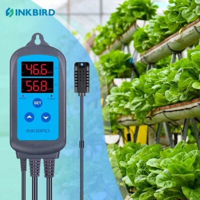 Inkbird Termostati Umidità Igrometro Controller Umidificazione Deumidificazione