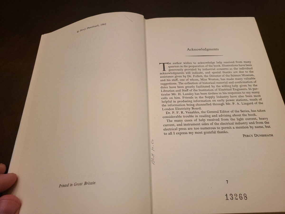 洋書 A History of Electrical Engineering A HISTORY OF ELECTRICAL ENGINEERING By Percy Dunsheath