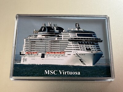 MSC Cruises MSC VIRTUOSA großer Kühlschrankmagnet Kreuzfahrtschiff