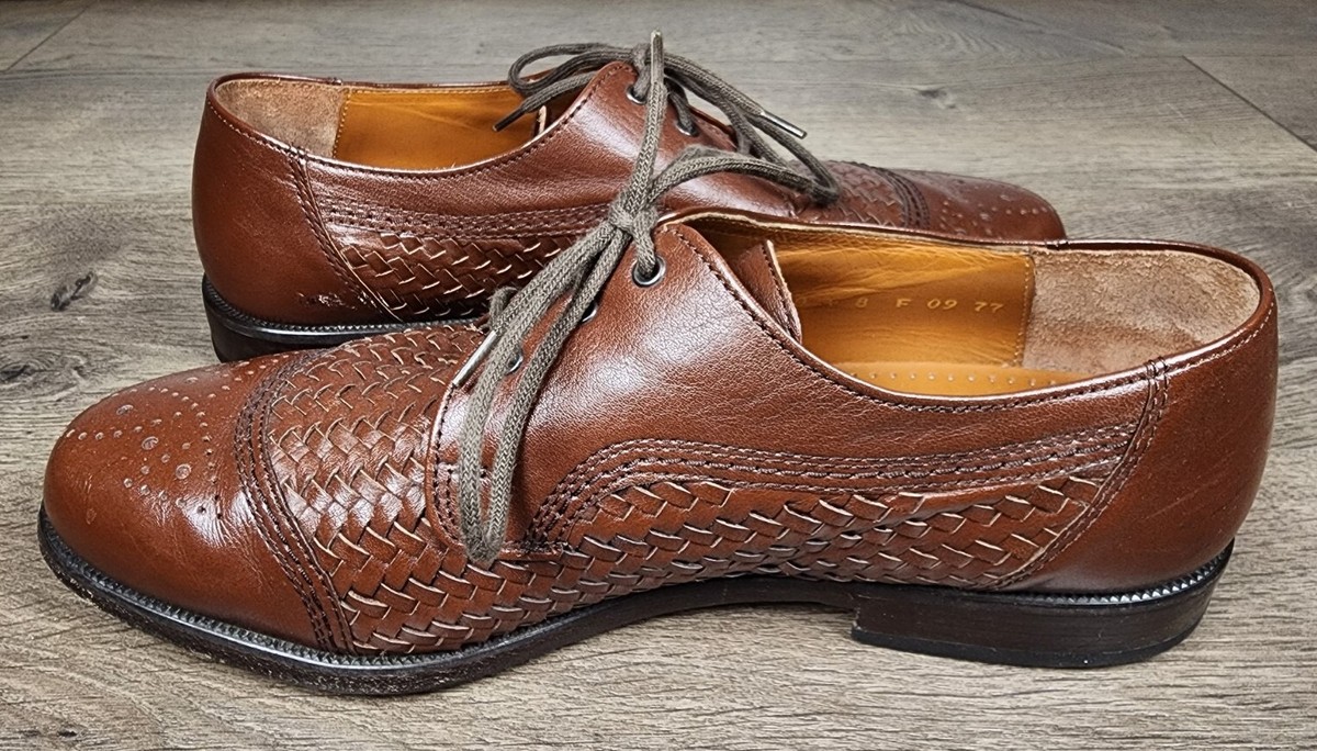 靴 Salamander Brown Oxfords Dress Shoes Marke Salamander Vintage Made in West Germany Leather