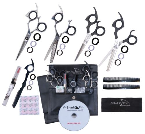 Shark Fin Beauty - Right Hand Deluxe Student Shears Kit RSFSK5 LIQUIDATION SALE! - Picture 1 of 1