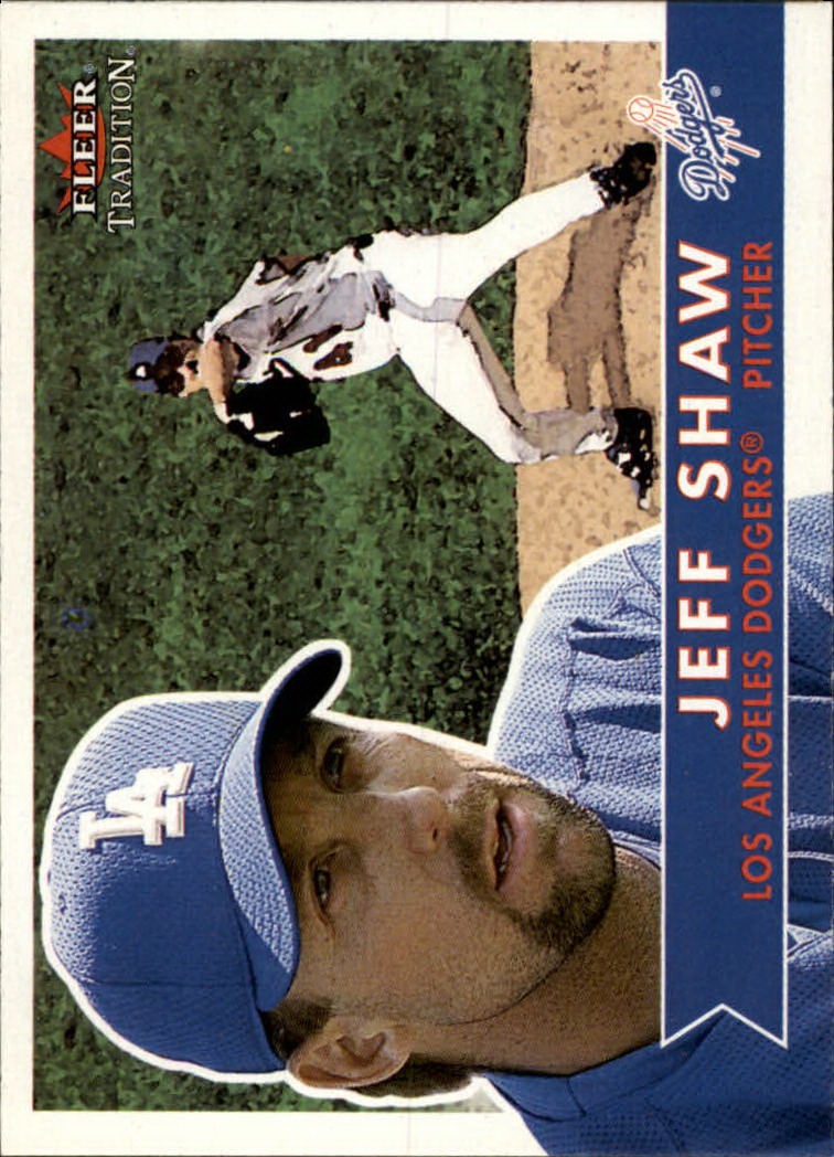 2001 Fleer Tradition Baseball Card #69 Jeff Shaw