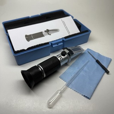 New Brix Wort Specific Gravity Refractometer 0~32% Fruit Beer Wine Sugar Tester