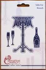 Carnation Crafts Table for Brunch Cutting Dies (Crafter Select)