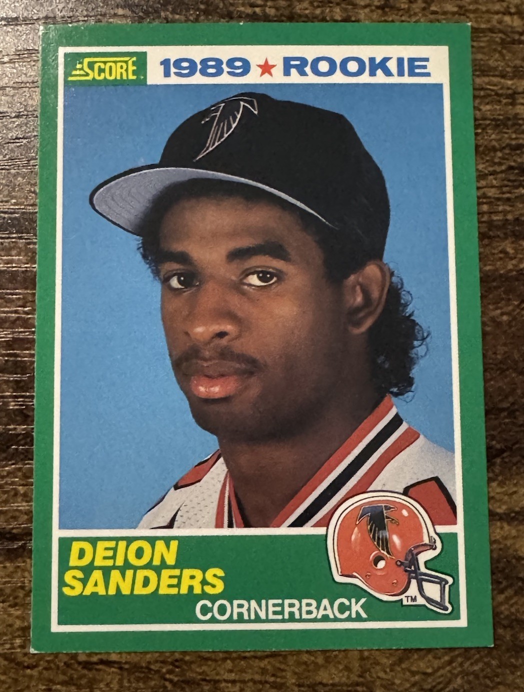 1989 SCORE DEION SANDERS #24 ROOKIE - EX-MT+/NM