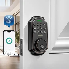 ARPHA Keyless Entry Smart Door Lock Keypad Password Deadbolt APP Control 100Code