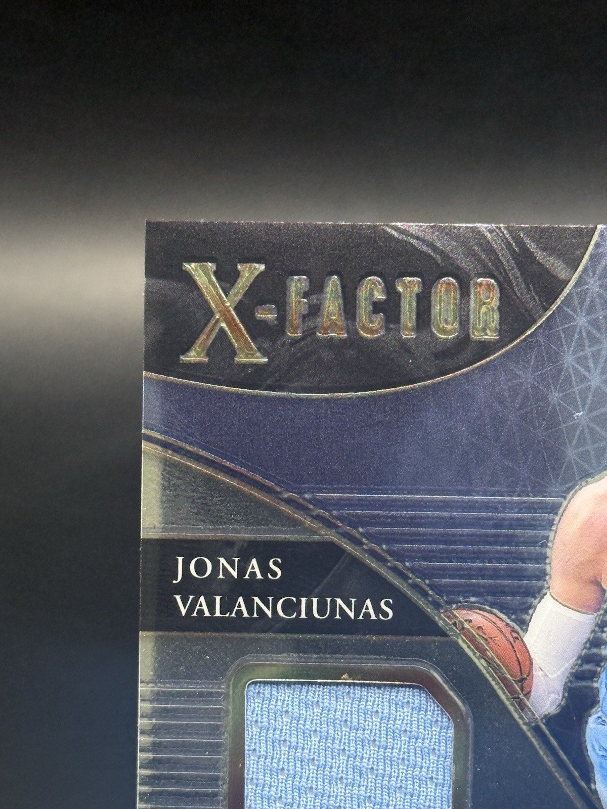 2024 Panini Select X-Factor Patch Auto Silver JONAS VALANCIUNAS 143/249 NUGGETS view 3
