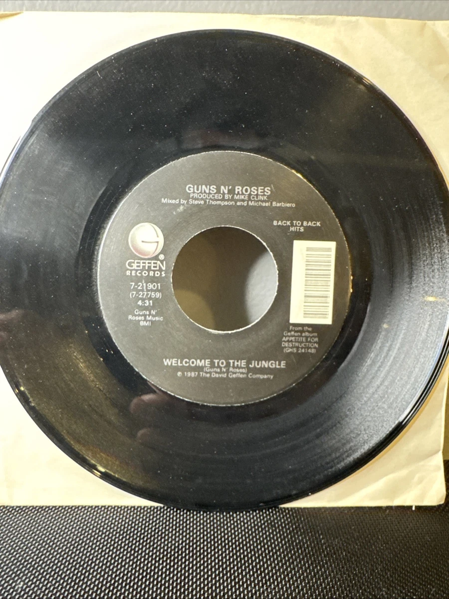 Guns N 'Roses Single 45 RPM Speed Vinyl Records for sale | eBay