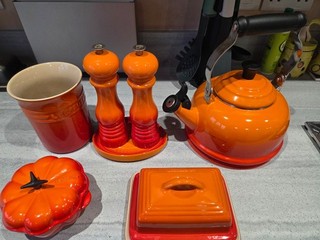 le Creuset burnt orange