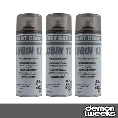3 x Kart Care Lubin 12 Lagerschmierstoff - 400ml Aerosol (für Achse / Lager)