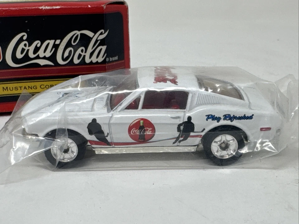 Matchbox Collectibles Coca-Cola 1968 Mustang Cobra Jet Diecast 1:60 - 1996 - Image 2 of 4