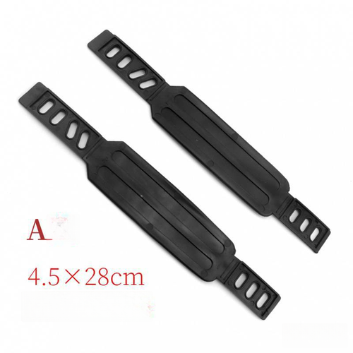 Set of 4 Bicycle Pedal Straps Adjustable Stirrup for Exercise Bike Fitness Gear - Picture 3 of 8