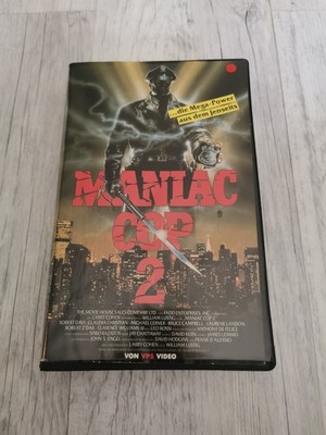 Vhs Maniac Cop 2 ERSTAUFLAGE VPS FSK18