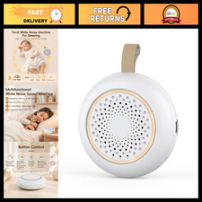 Portable White Noise Machine for Baby - Sound Machine with Cry Detection, Sleep