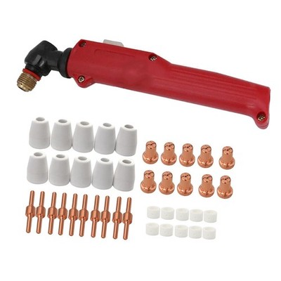41Pcs PT31 Plasmaschneider Brennerkopf Körper Schneidringe für Cut50D Cut-50