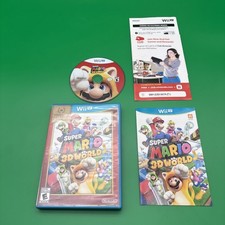 Wii U Super Mario 3D World completo di manuale.  Da collezione personale