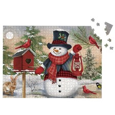 Briarwood Lane Snowman Friends 1000 Piece Jigsaw Puzzle 29.5x19.68