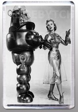ROBBIE The Robot and Anne Francis Forbidden Planet LARGE FRIDGE MAGNET -classic!