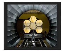 NASA JAMES WEBB SPACE TELESCOPE PRIMARY MIRROR SEGMENTS 2017 8X10 FRAMED PHOTO