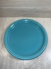DINNER PLATE turquoise blue HOMER LAUGHLIN FIESTA 10.5"