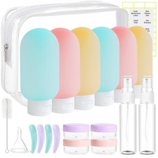 20 Pack Travel Bottles for Toiletries, Travel Size Containers Kit