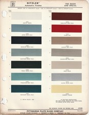 1965 Buick Riviera Special Wildcat Electra Paint Chips Ditzler