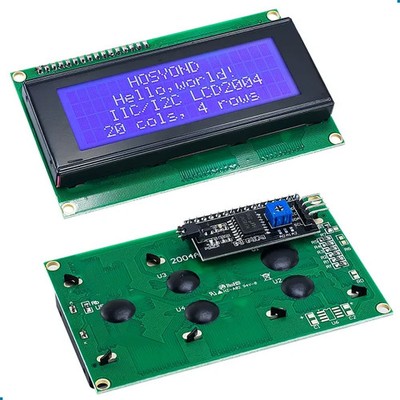 LCD2004 Display Module I2C 20x4 Blue Screen Character LCD IIC Serial Interface A