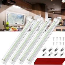 12V Interior LED Light Bar, 108 LEDs Strip Lights 1800LM 6W DC 12V LED Light Str