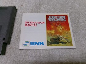 #614 Iron Tank The Invasion of Normandy NES 1988 IN BOX W/MANUAL/BOX PROTECTOR