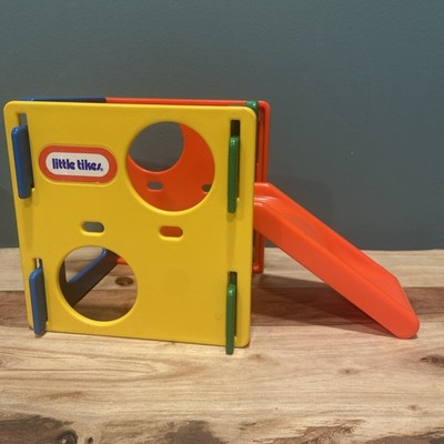 DOLLHOUSE SIZE Vintage Little Tikes Jungle Gym Slide Play Cube