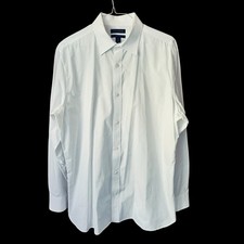 Banana Republic Men  s Tailored Slim Fit Tall 100 Cotton Button Up Shirt XL
