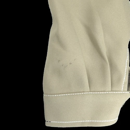 Maison Margiela Jacket Mens Large Khaki Zip Contrast Stitch Utility Made Italy image 13