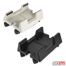 Computerständer PC Ständer rollbar verstellbar feststellbar schwarz/grau SOTECH