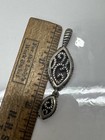 Barse Sterling Silver Carnelian Pendant Double Drop Gemstone Marked 925 — photo 5