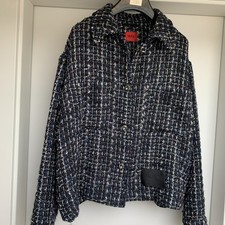 Modernes Hugo BOSS Blazer Jäckchen Jackett/Gr. 40/Blau/ schwarz/weiß/ neuwertig 