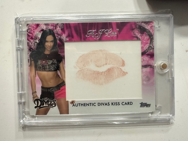2014 Topps Chrome WWE - Divas Kiss Cards AJ Lee