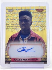 CALEB AS LUCAS SINCLAIR 2025 HIGH TEK STRANGER THINGS GOLD AUTO /50 Q3474