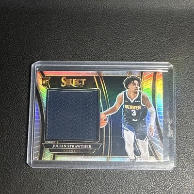 Panini Select 2023-24 Prizm Julian Strawther Denver Nuggets #RJS-SR RC